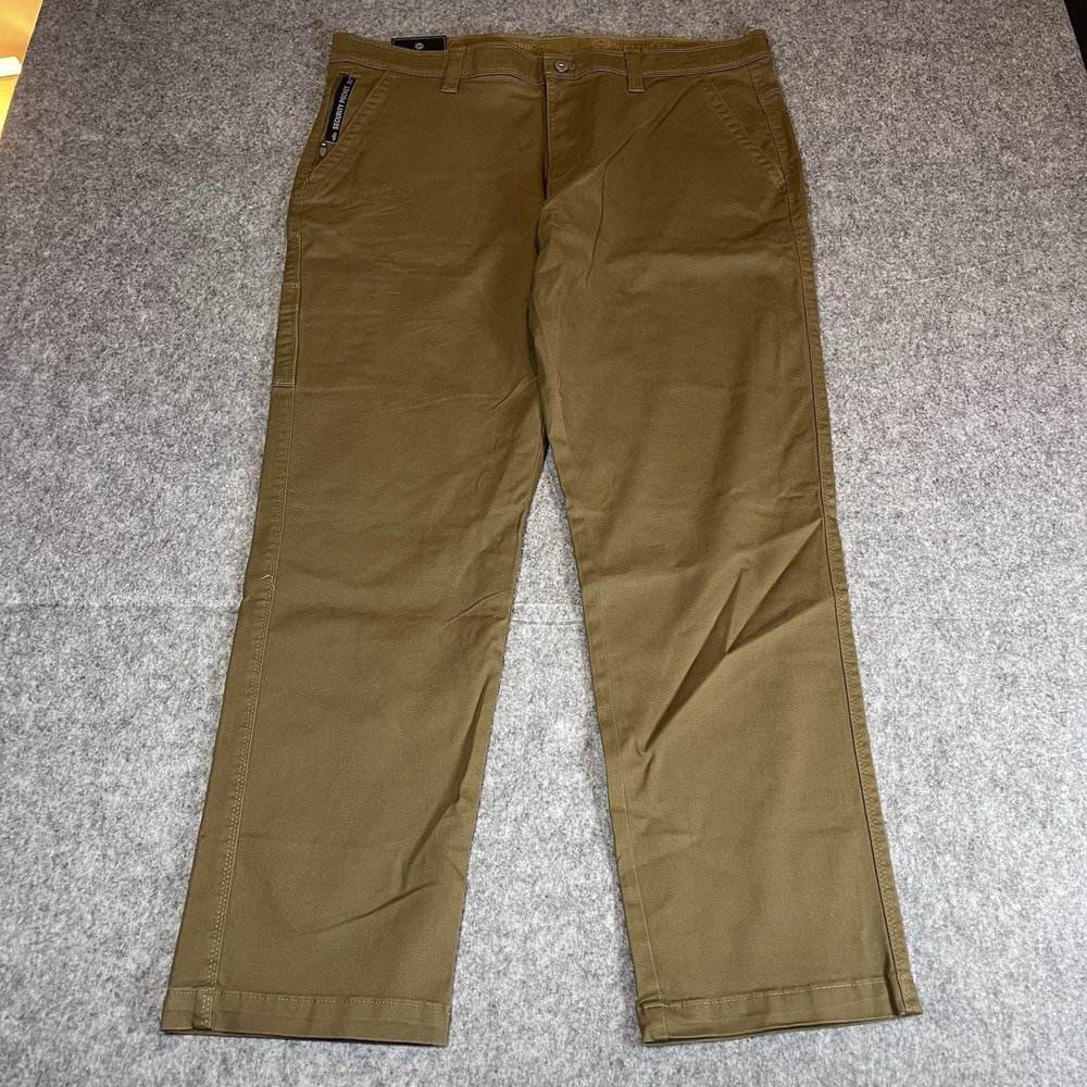 Weatherproof Men's Stretch Fabric The Commuter Pants, Cedar Brown 38x32 NWT